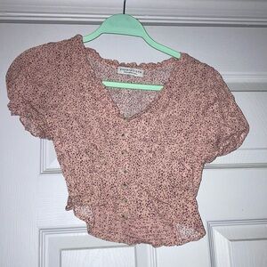 Paper crane crop top